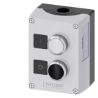 Siemens - SIRIUS ACT Komplett boks: 2 hull Grå topdel metall kapsling