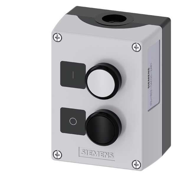 Siemens - SIRIUS ACT Komplett boks: 2 hull Grå topdel hardplast kapsling