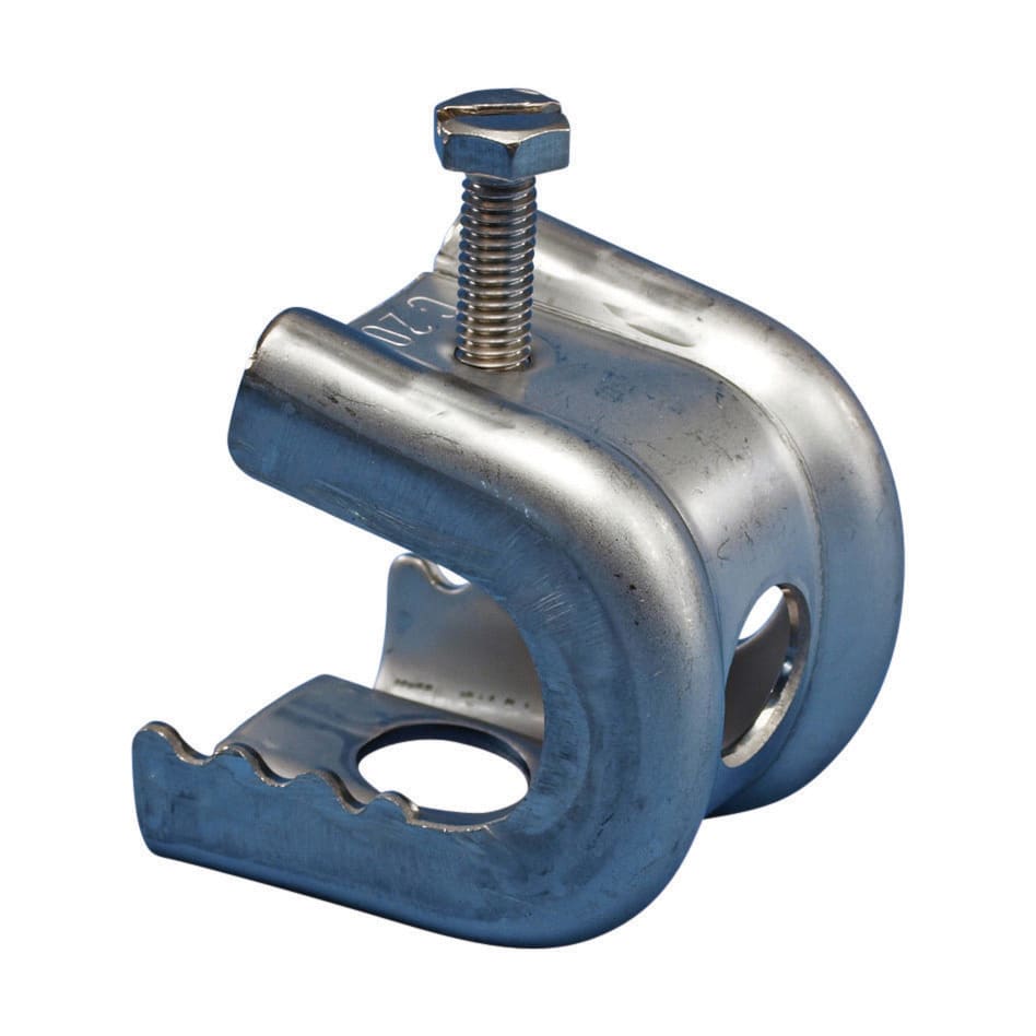 nVent CADDY - Flerfunksjon C-klemmer, S304, 17–30 mm Flens