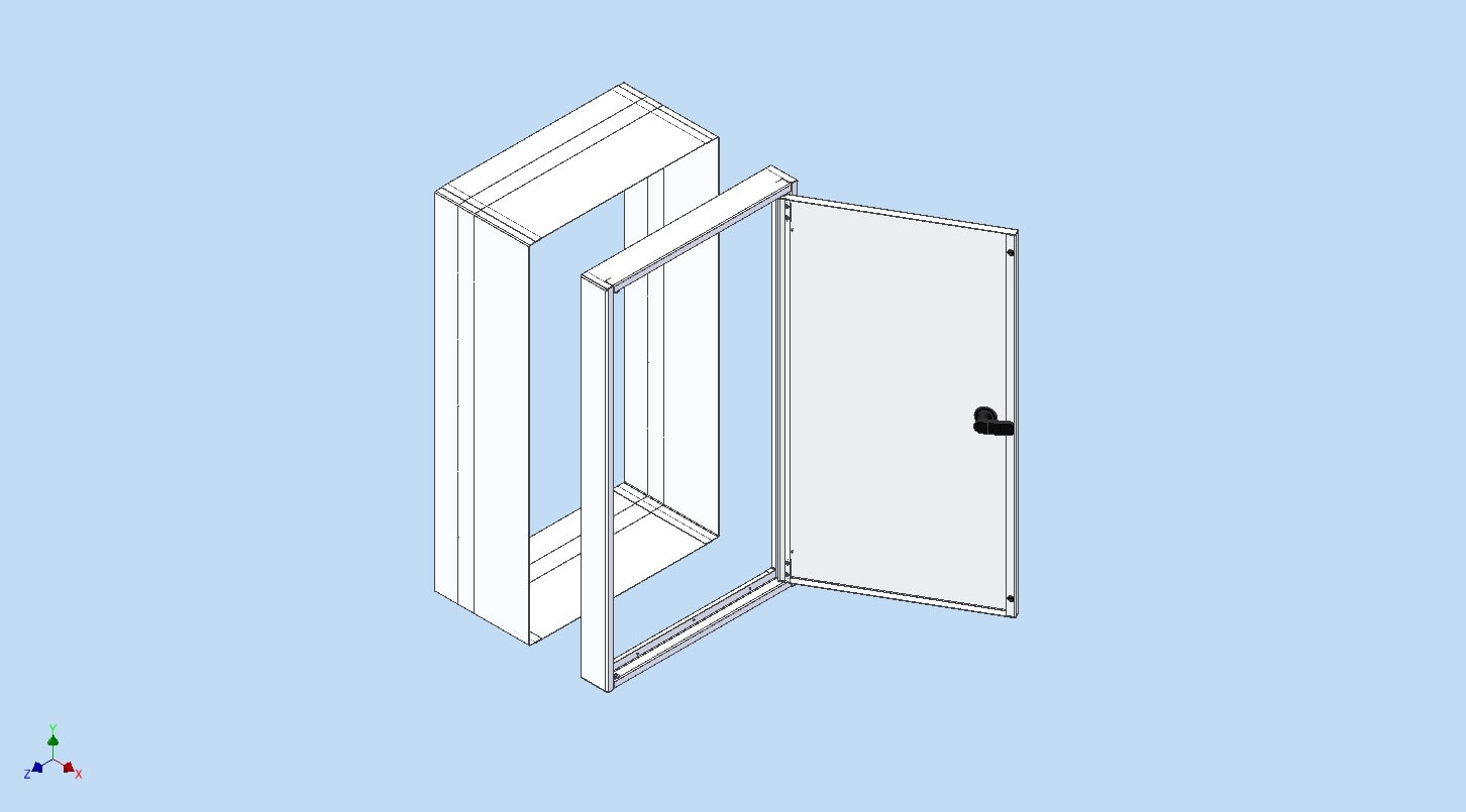 Eaton Electric - R-DA-D Avdekking for D-skap m/Dør
