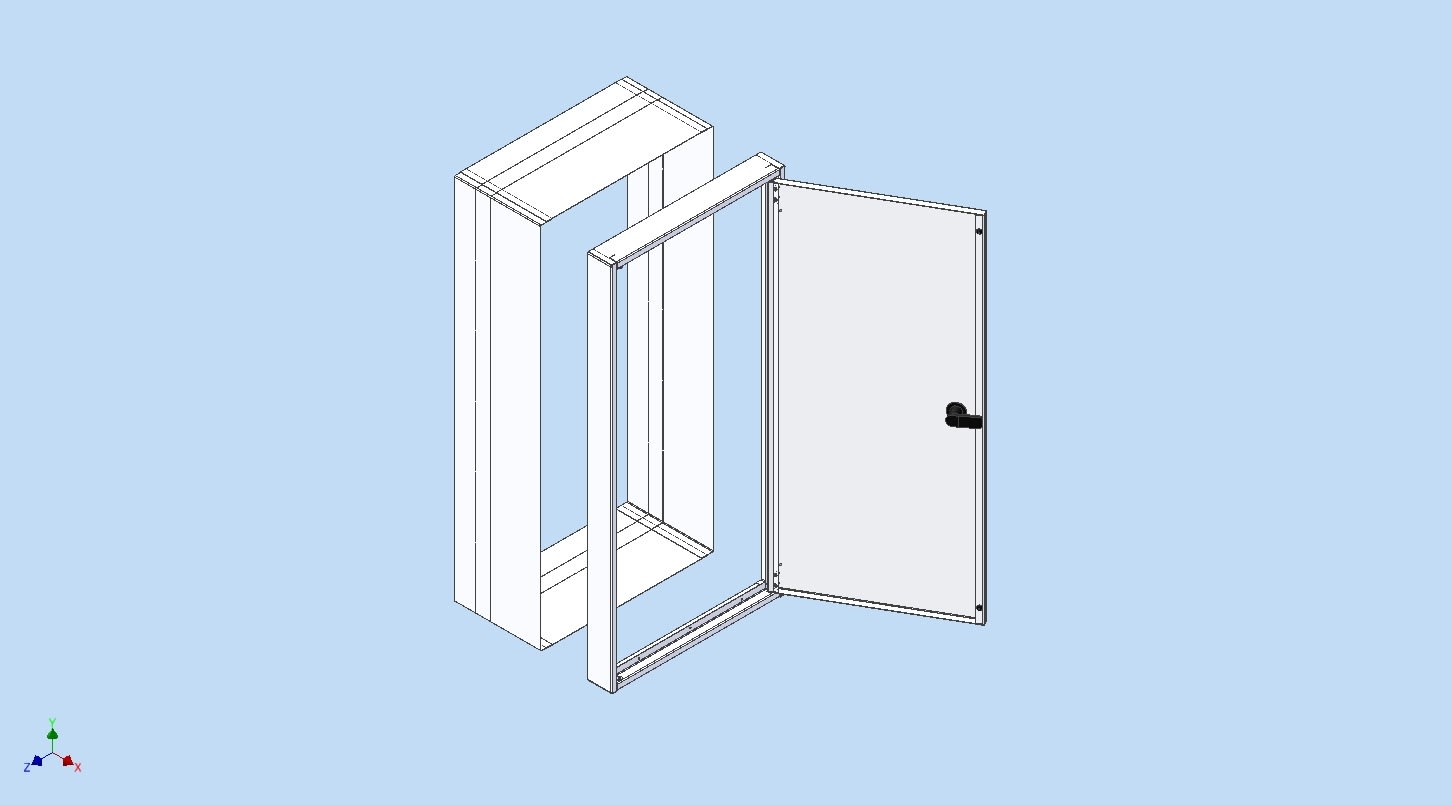 Eaton Electric - R-DA-E Avdekking for E-skap m/Dør