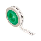 Scotch - 3M ScotchCode™ Merkesystem, SDR-5 Refilrull m/sort 5 på hvit tape, 5,46mm x 3,35m