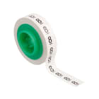 Scotch - 3M ScotchCode™ Merkesystem, SDR-8 Refilrull m/sort 8 på hvit tape, 5,46mm x 3,35m