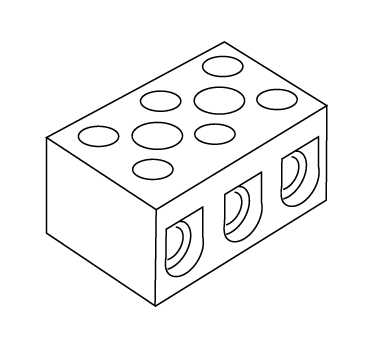 Eaton Electric - Med festehull max 2,5 mm² 3 po