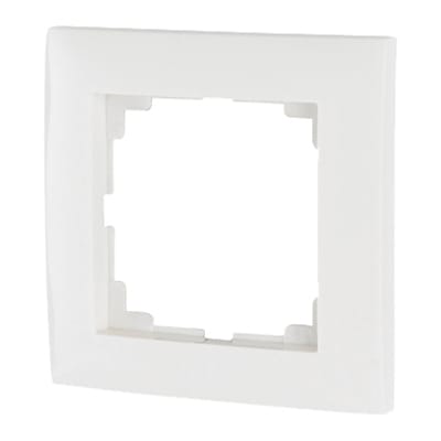 Eaton Electric - CRAZ-01/01 Ramme enkel hvit for 55x55mm