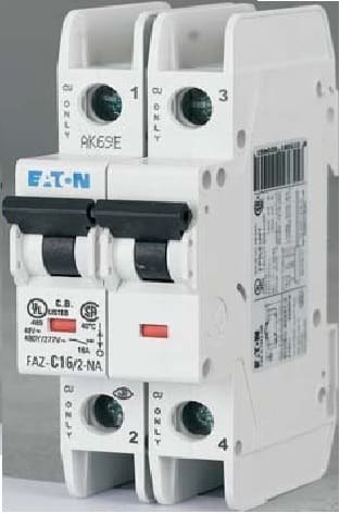 Eaton Electric - FAZ-C4/2-NA ELEMENTAUTOMAT 4A 2P/C-NA