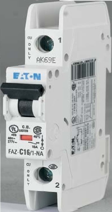 Eaton Electric - FAZ-B25/1-NA ELEMENTAUTOMAT 25A 1P/B