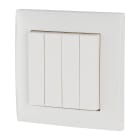 Eaton Electric - CPAD-00/195 Trykknapp 55x55mm 4-felt komplett