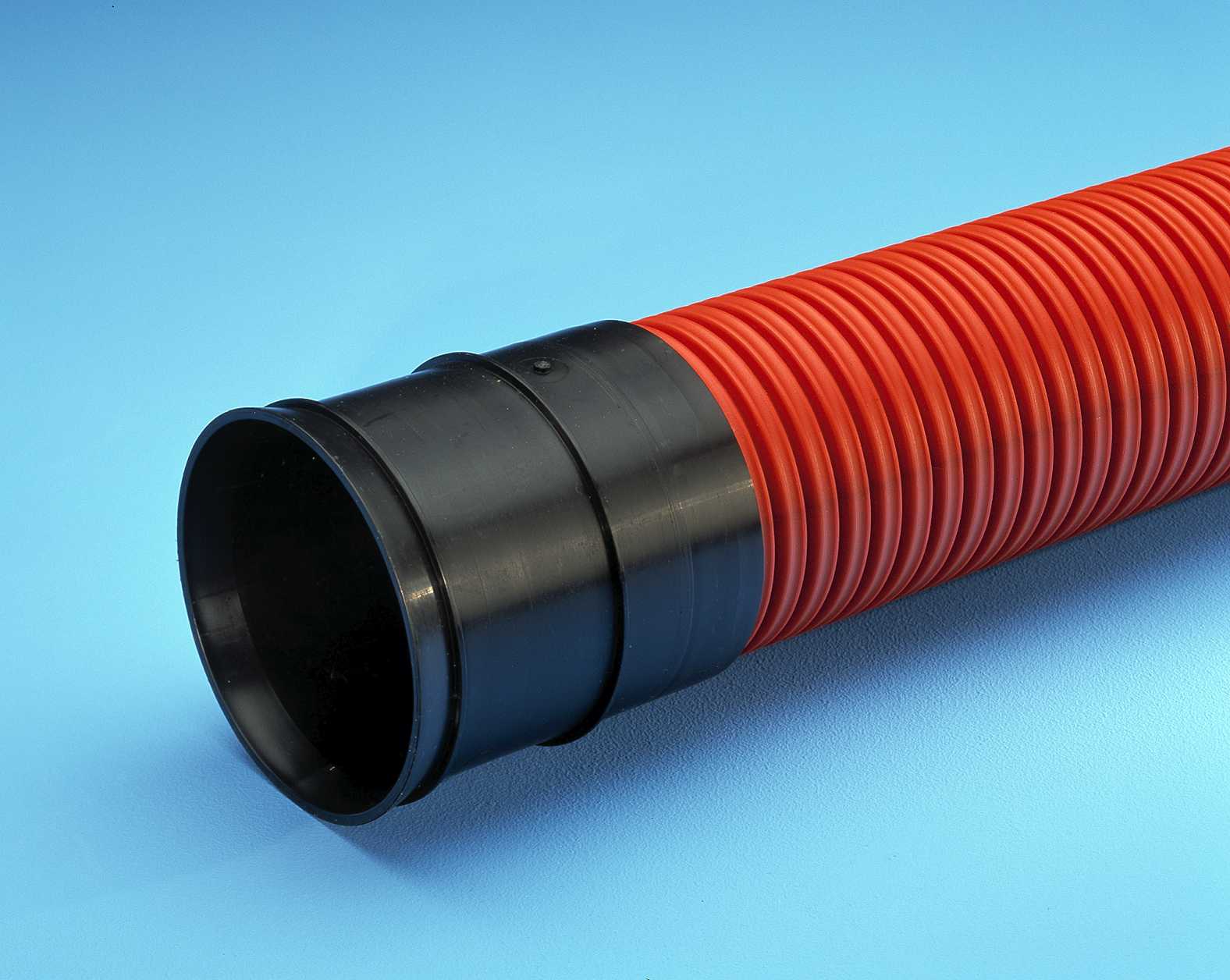 Norsk Wavin - DV KABELRØR 125MM RØD