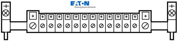 Eaton Electric - N43RS18 N skinne for sikringskapsling