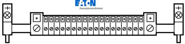 Eaton Electric - N43RS27 N skinne for sikringskapsling