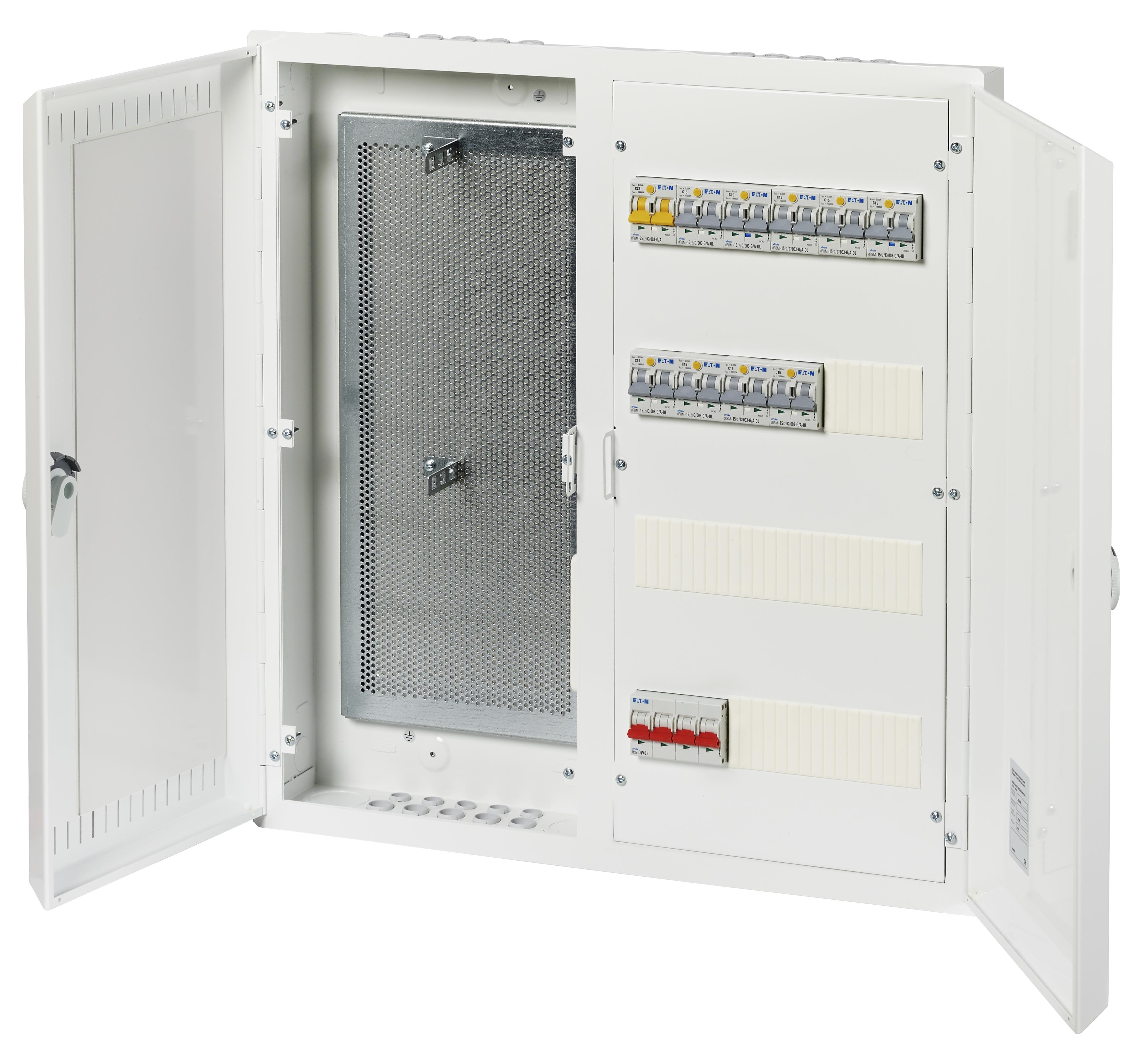 Eaton Electric - SideBySide Ferdigkoblet med 10 kurser Xdigital og 4x40A OV