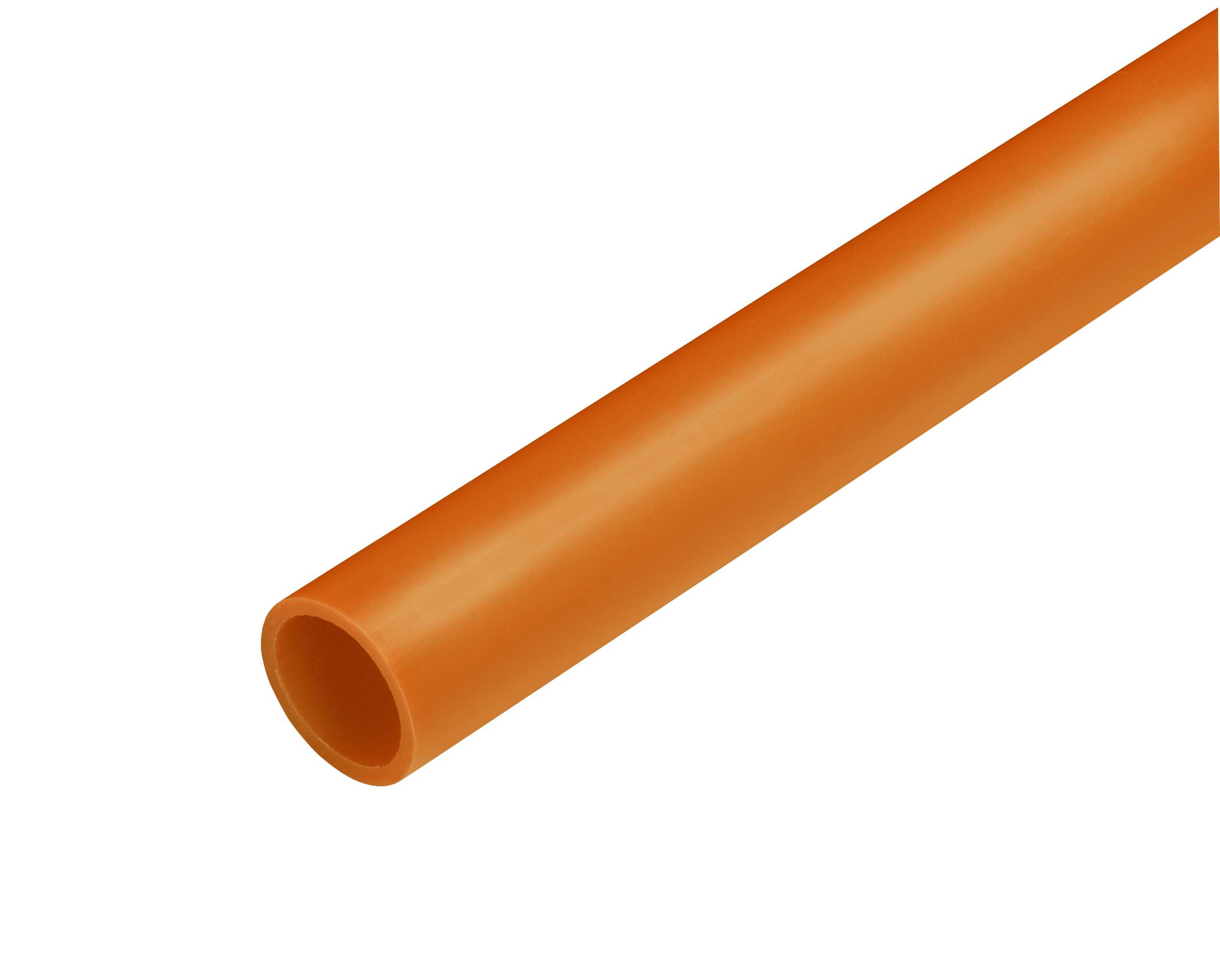 Norsk Wavin - Direktelagte fiberrør 1x20mm. Materiale PE. Farge Oransje. Leveres på engagangstrommel 'a 650m