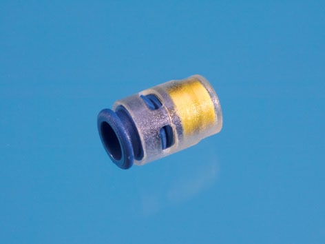 Norsk Wavin - 7mm endemuffe m/passiv vandblo