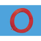 Norsk Wavin - 25*2,4mm rød pe m/trekketråd 300m 