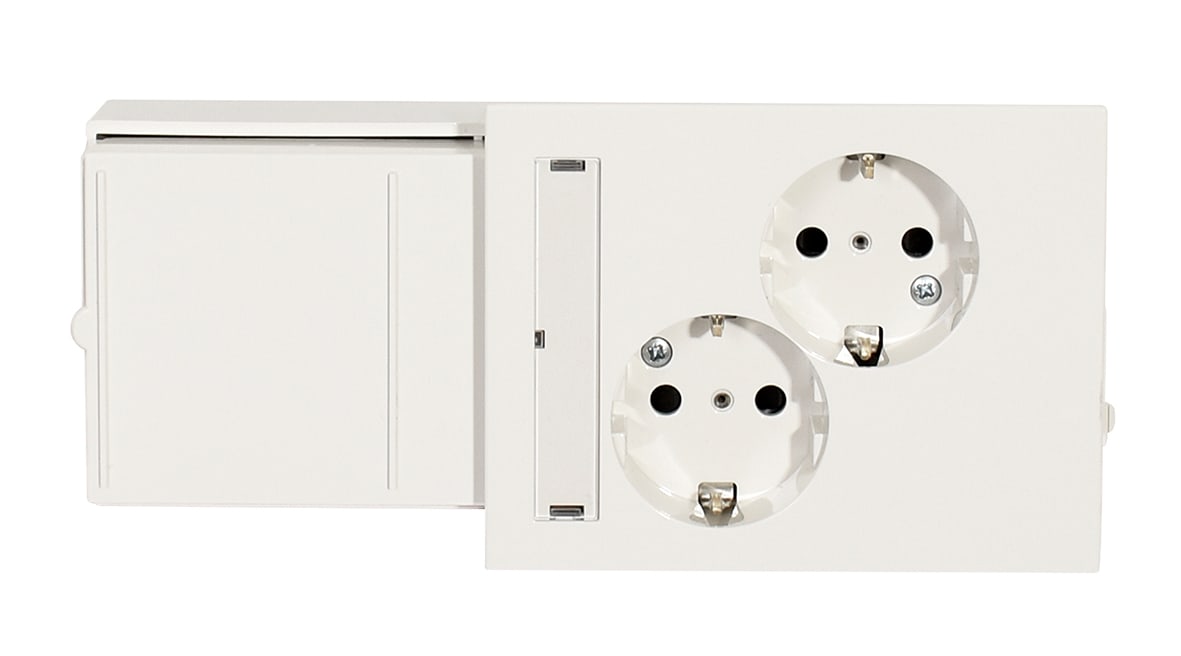 MP Bolagen - Uttaksset 2E-3 Hvit Duct-2E-3