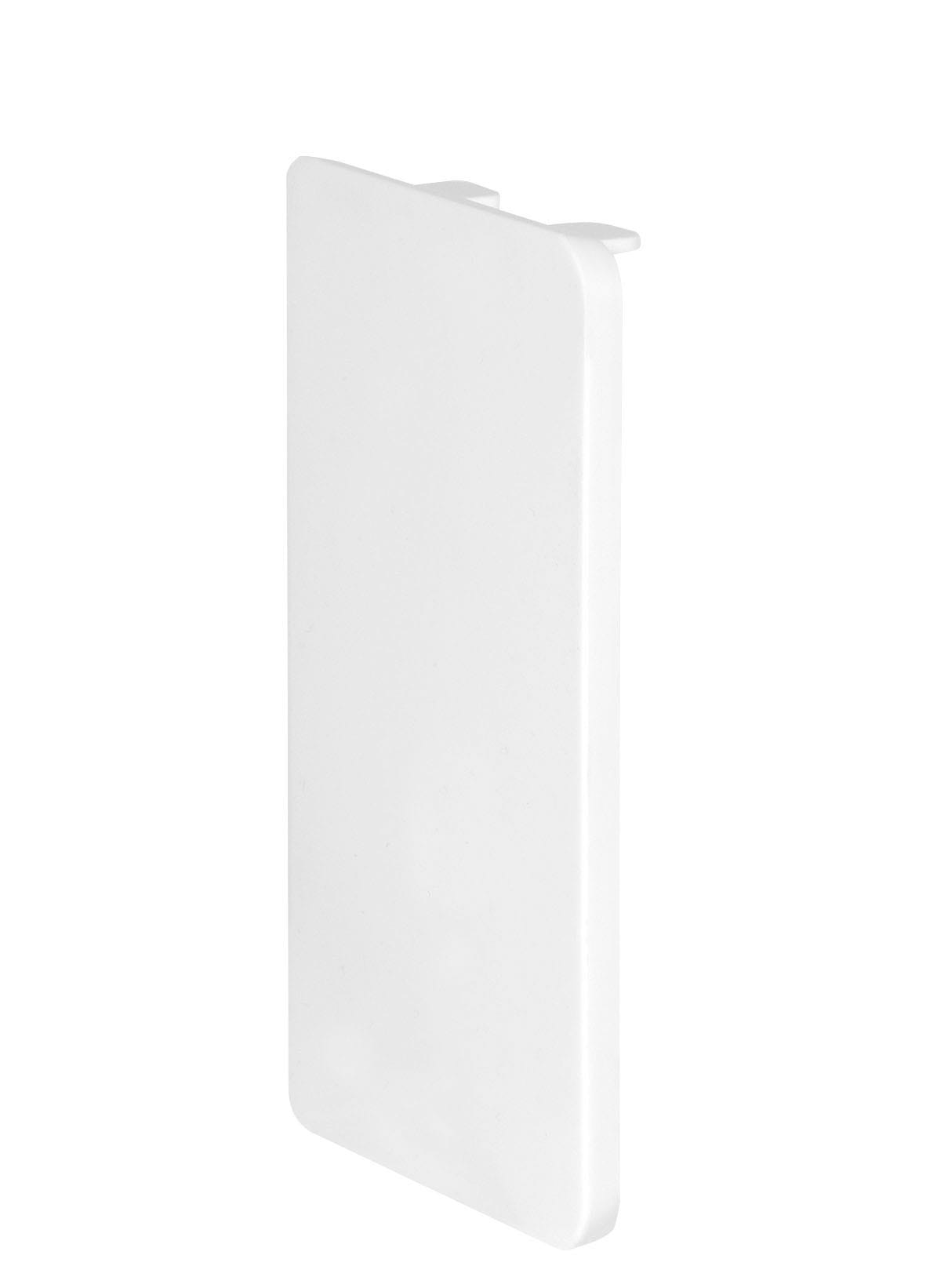 MP Bolagen - Endestykke 100mm PVC/Hvit PKE100-3