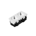 MP Bolagen - 230V dobbel f/gulvboks Hvit UST45-W 2