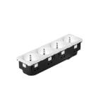 MP Bolagen - 230V 4-veis f/ gulvboks Hvit UST45-W 4