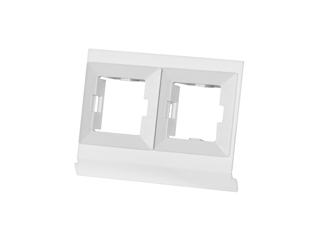 MP Bolagen - Monteringsbrikke Systimax2xRJ45 MP-U184V