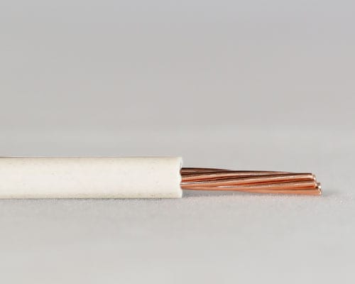 Amo Spesialkabel - H07 V-R 2,5 mm² Hvit 100m