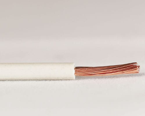 Amo Spesialkabel - H05 V2-K 0,75 mm² Hvit 100m