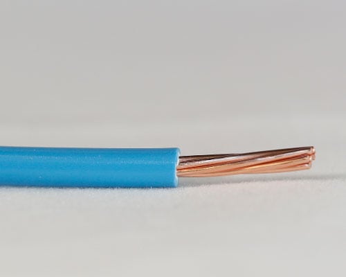 Amo Spesialkabel - H07 V-R  2,5 mm² Lysblå 100m
