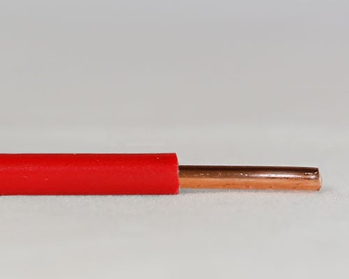 Amo Spesialkabel - H05 V2-U 0,75 mm² Rød 100m