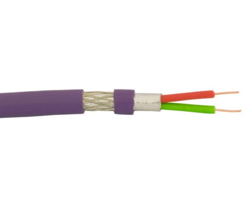 Elis Elektro AS - BUS Profibuskabel 1x2x0,64mm Violett PVC entrådet