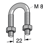 MP Bolagen - Rundtstålsklammer 19mm Varmf MP-168Z