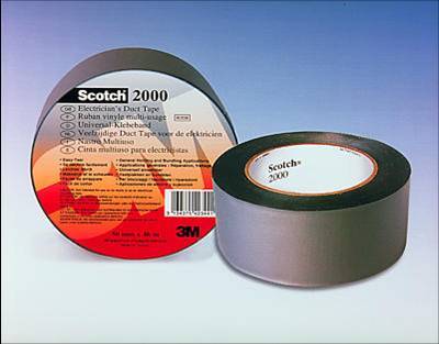 Scotch - 3M Scotch® 2000 Universal PVC tape, ducttape, grå, 50mm x 46m