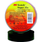 Scotch - 3M Scotch® Super 33+ helårs isolasjonstape, sort