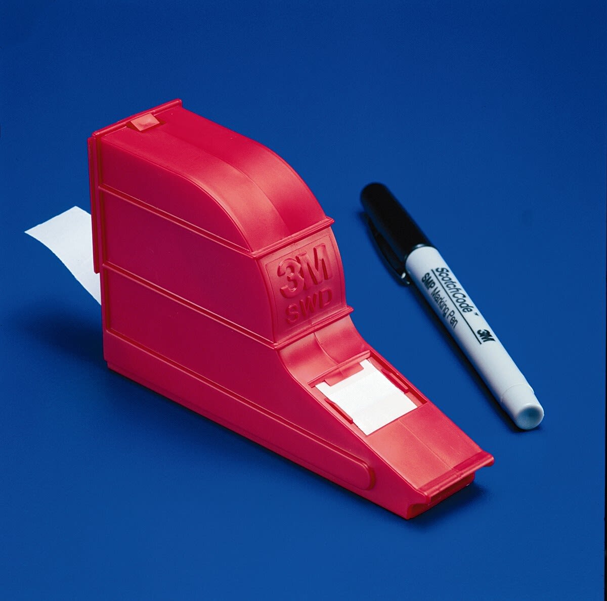 Scotch - 3M ScotchCode™ Merkesystem, SLW Skriv-på-dispenser med 70 merkelapper og tusj, 25,4mm x 125mm