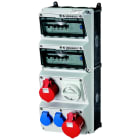 Mennekes - 946309, AMAXX, 400V, 2stk CEE, 2stk SCHUKO, IP44