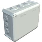 OBO BETTERMANN - Halogenfri Koblingsboks, IP66, 190mm x 150mm x 77mm, Hvit