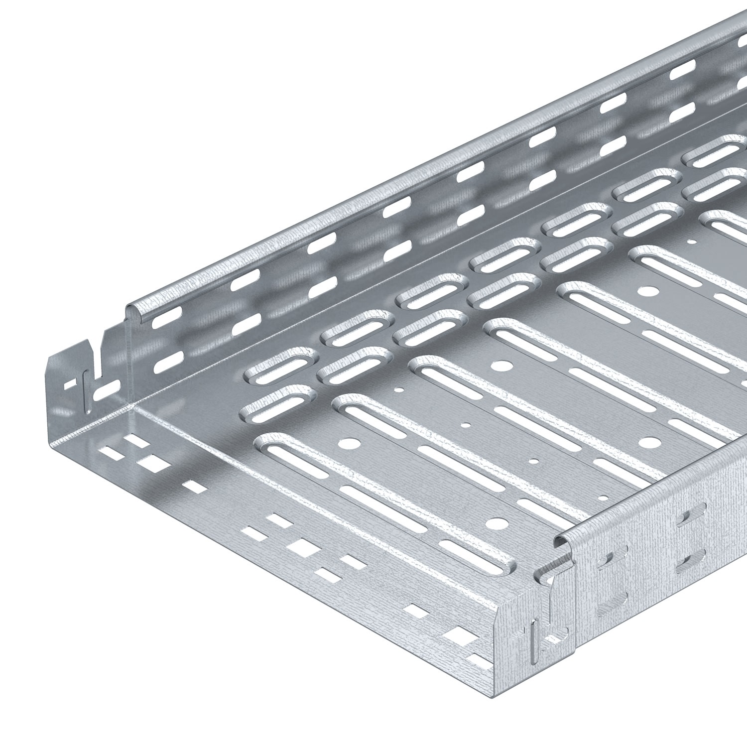 OBO BETTERMANN - Kabelrenne RKS-Magic, stål, hvit RAL9010, dim.: 60x100x3050 m.m.