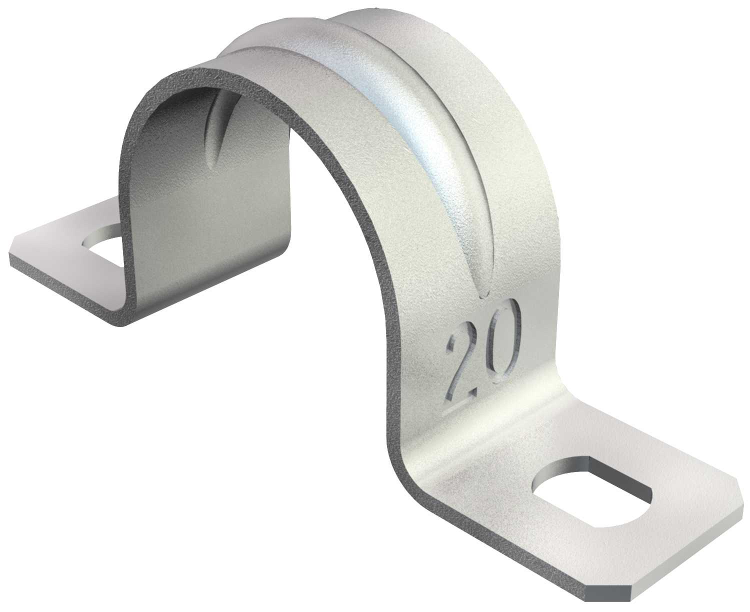 OBO BETTERMANN - SADEL 605/Ø20MM Galvanisert  Til 20mm rør.
