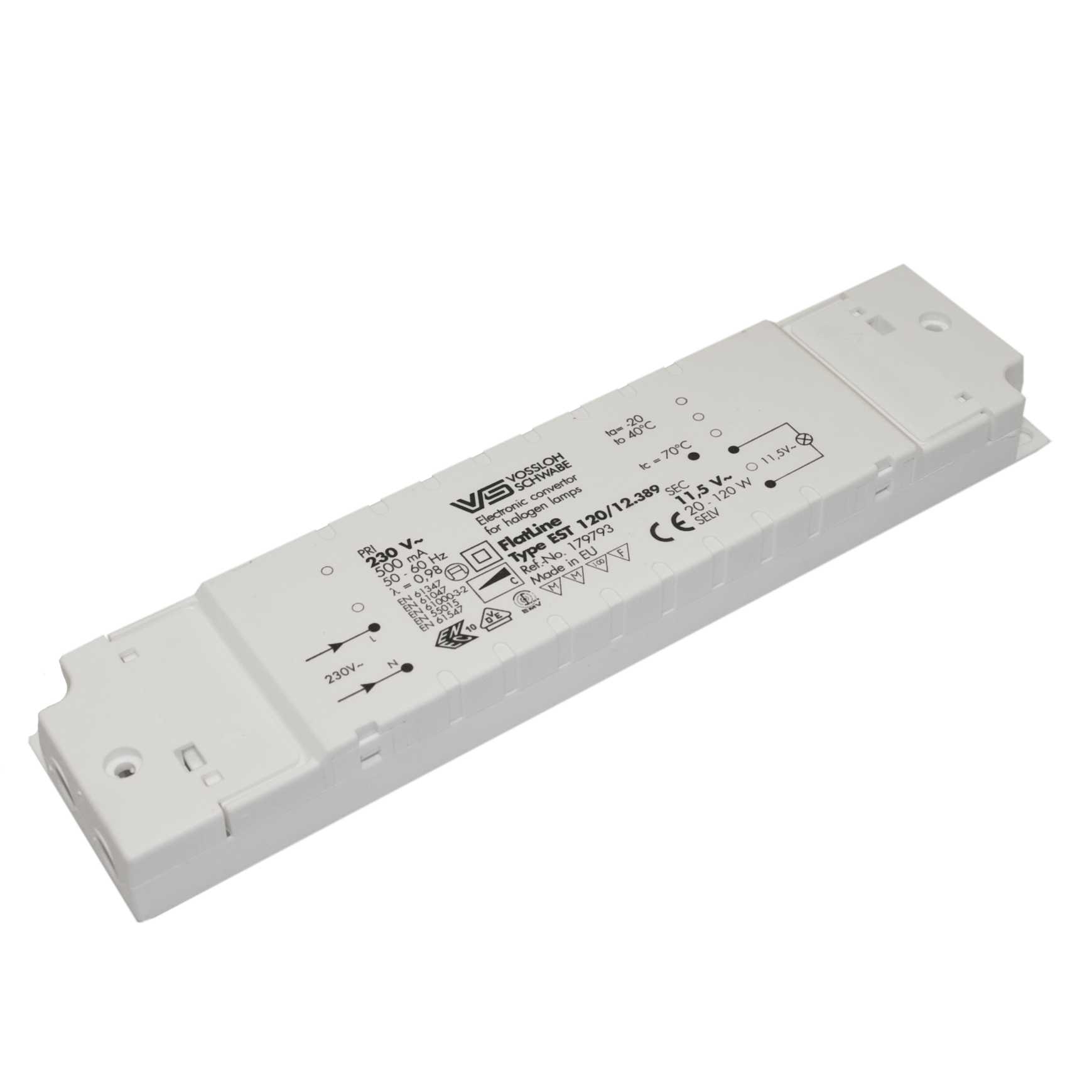 SG Armaturen - Elektronisk Trafo VOSSLOH 20-120W Flat