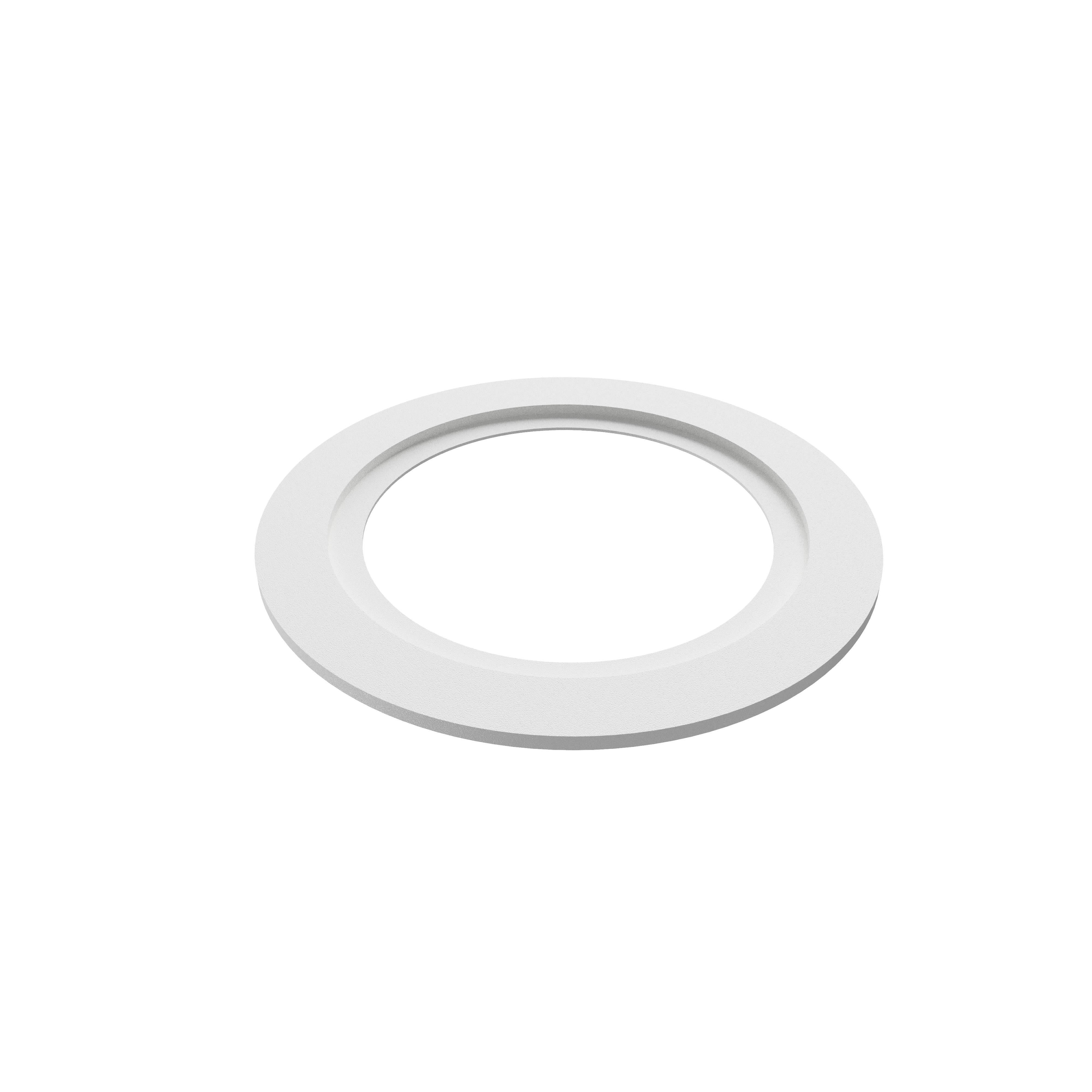 Q-Light - Rehab ring hvit 120mm passer til Leo downlight, dee