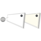 Q-Light - Q-Panel Duocolor 30120 MP 40W 3000K/4000K Mikroprismatisk