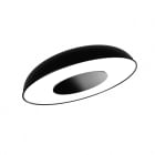 Q-Light - Donut Duocolor Sort 2000lm 2700/3000K Sensor 25W LED