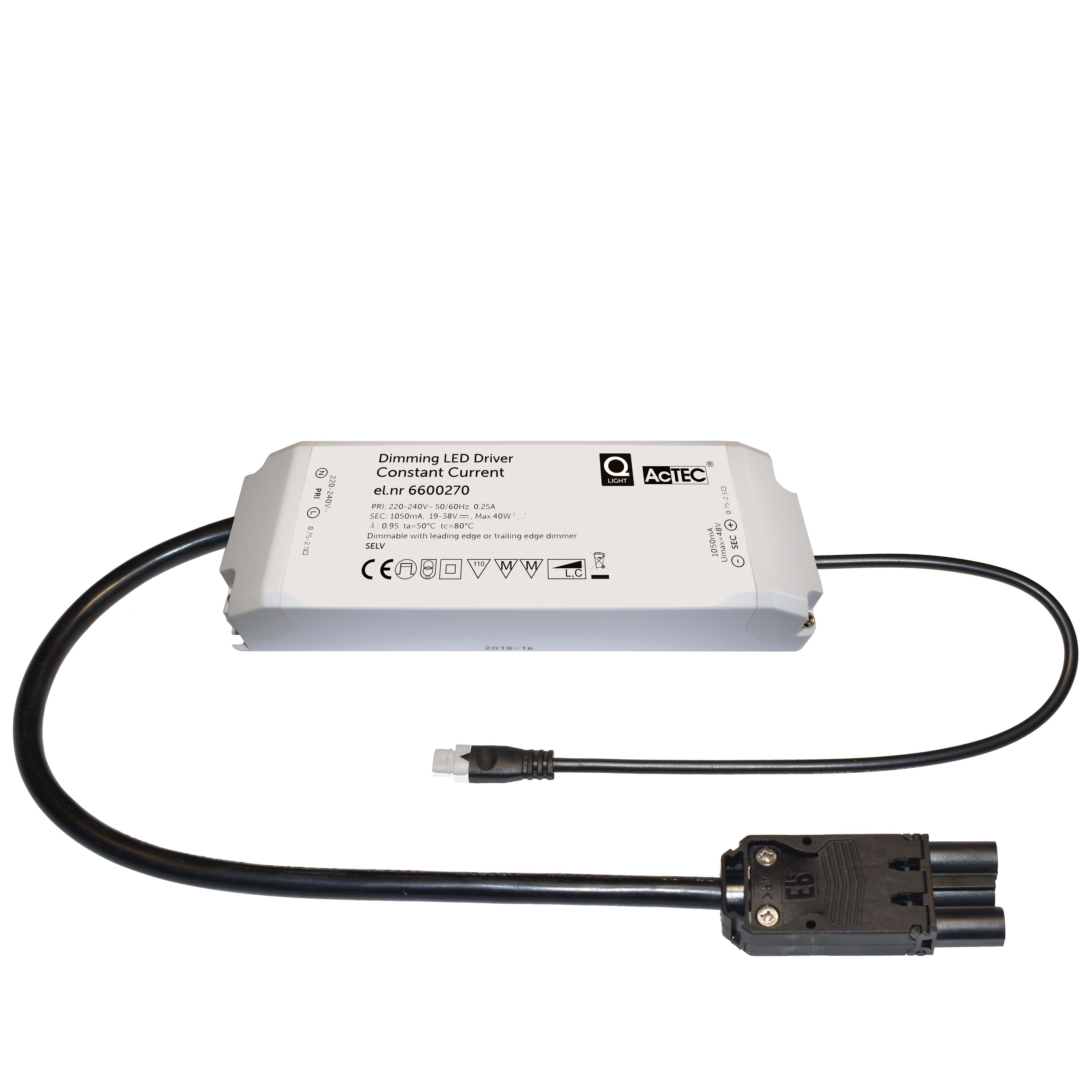 Q-Light - Q-Panel LED driver 40W dimbar 1050mA