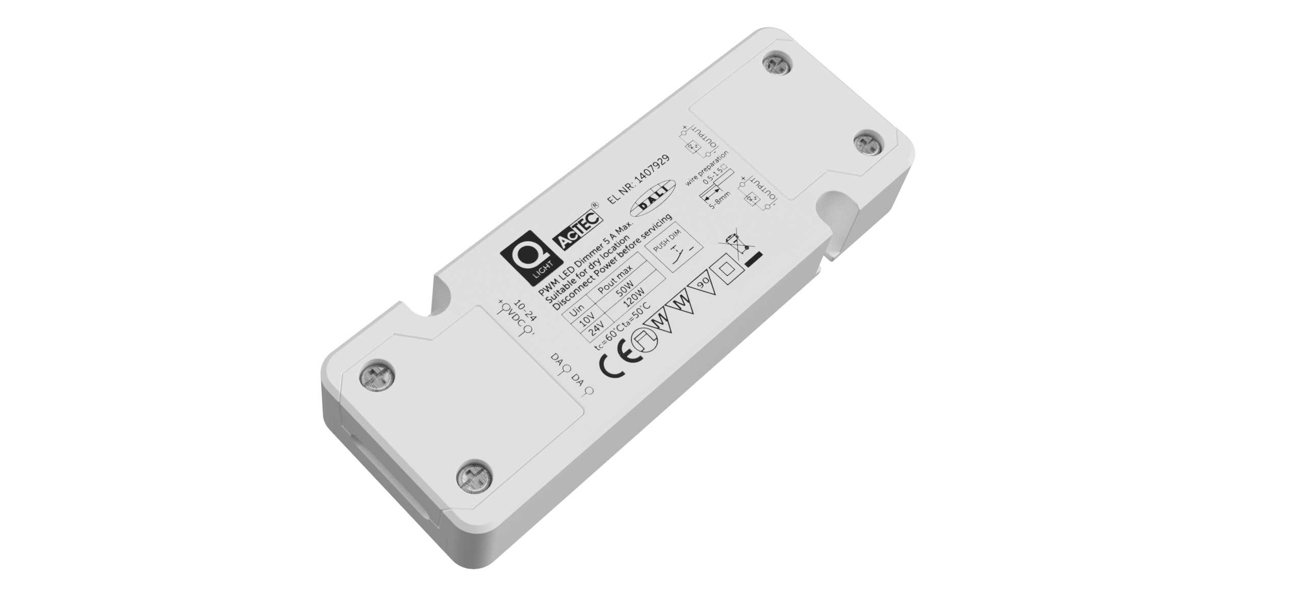 Q-Light - DALI Controller CV 24V 120W Dali contr  Q-Line P