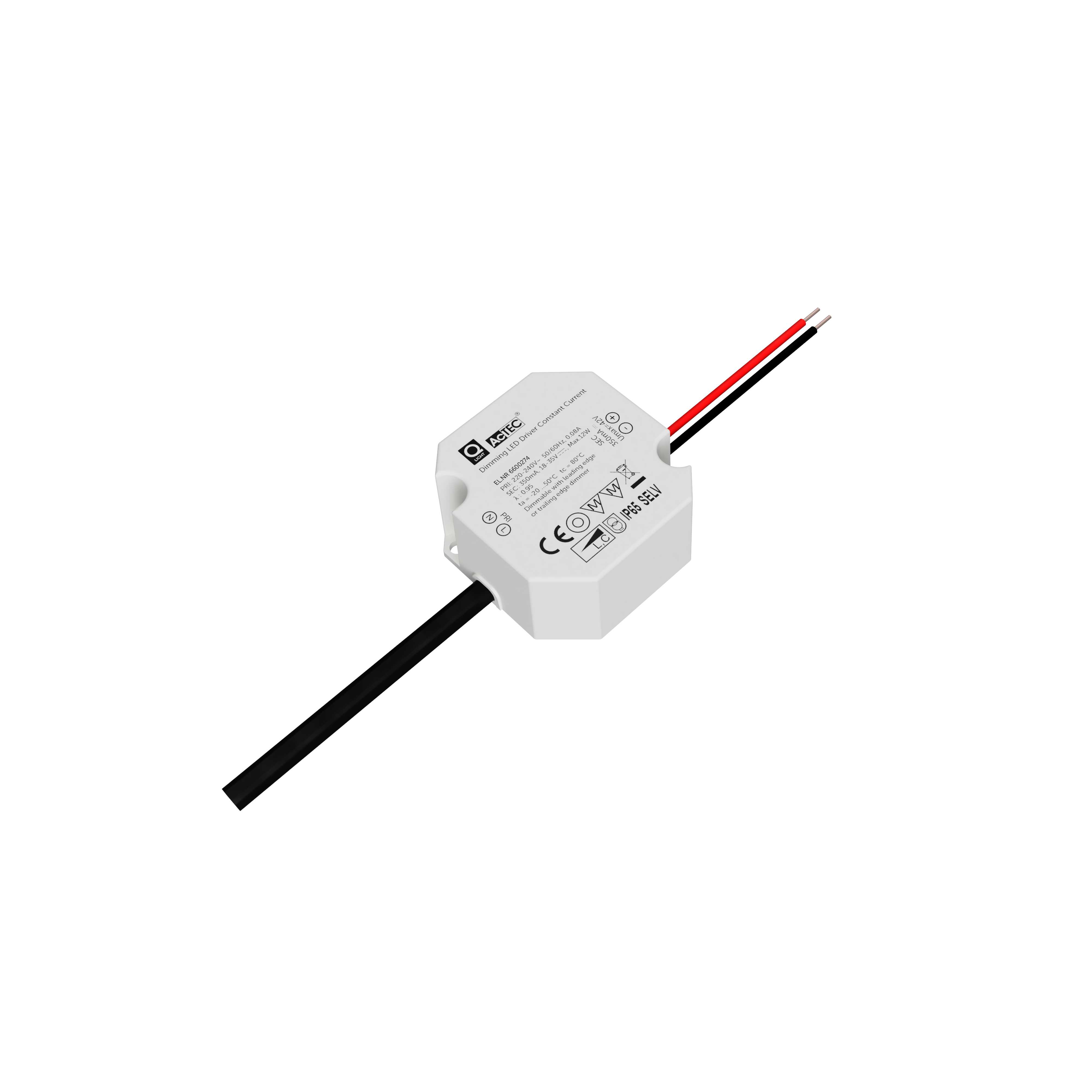 AcTEC - 350 mA driver tilpasset Lily, Kala, Iris og Fiol SUS316