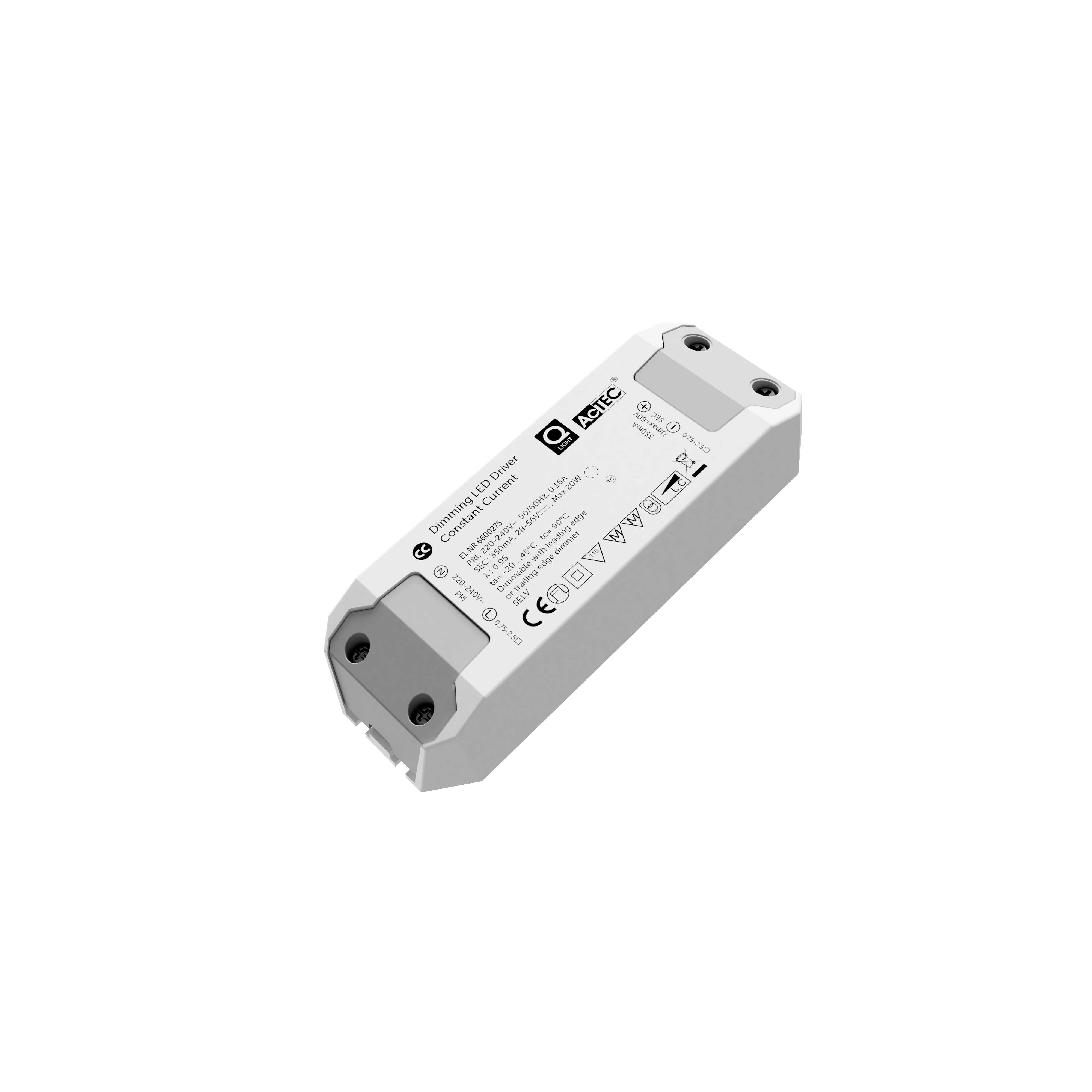 AcTEC - 350 mA driver tilpasset Lily, Kala, Iris og Fiol SUS316