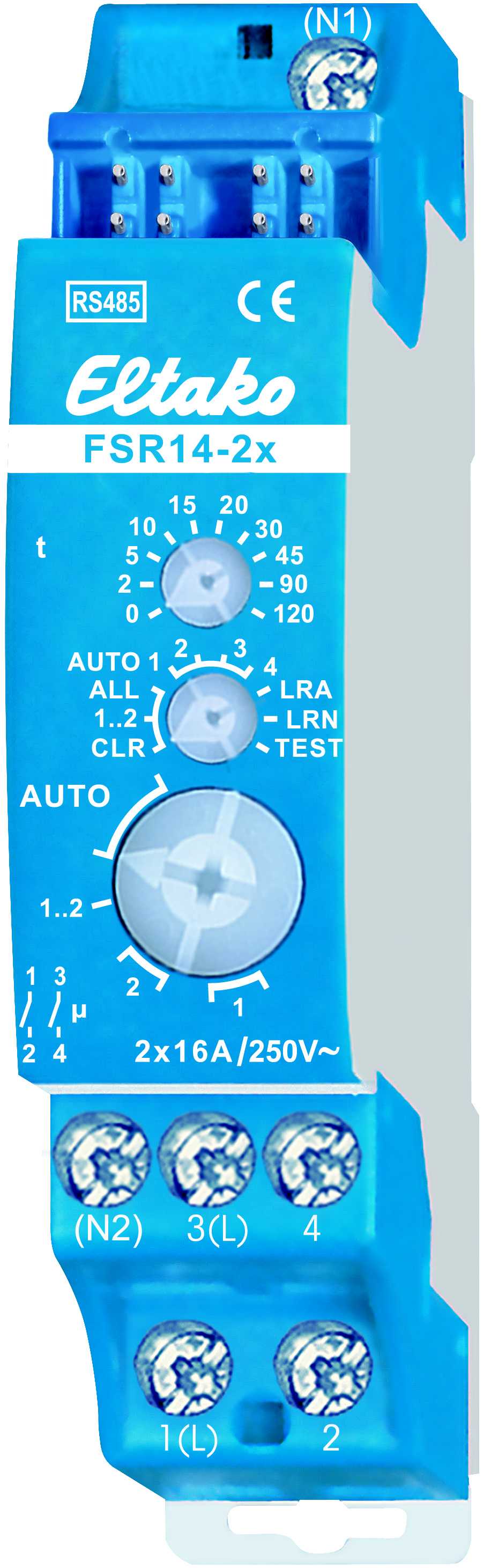 Eltako - FSR14-2x Bryte aktuator 4x4A NO for RS486