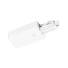 Q-Light - Q track 230V tilkobling Venstre Hvit