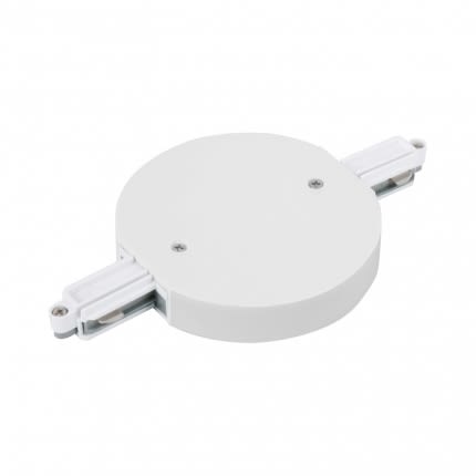 Q-Light - Q track 230V tilkobling 2 Veis Rund hvit