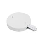 Q-Light - Q track 230V tilkobling Rund Venstre Hvit