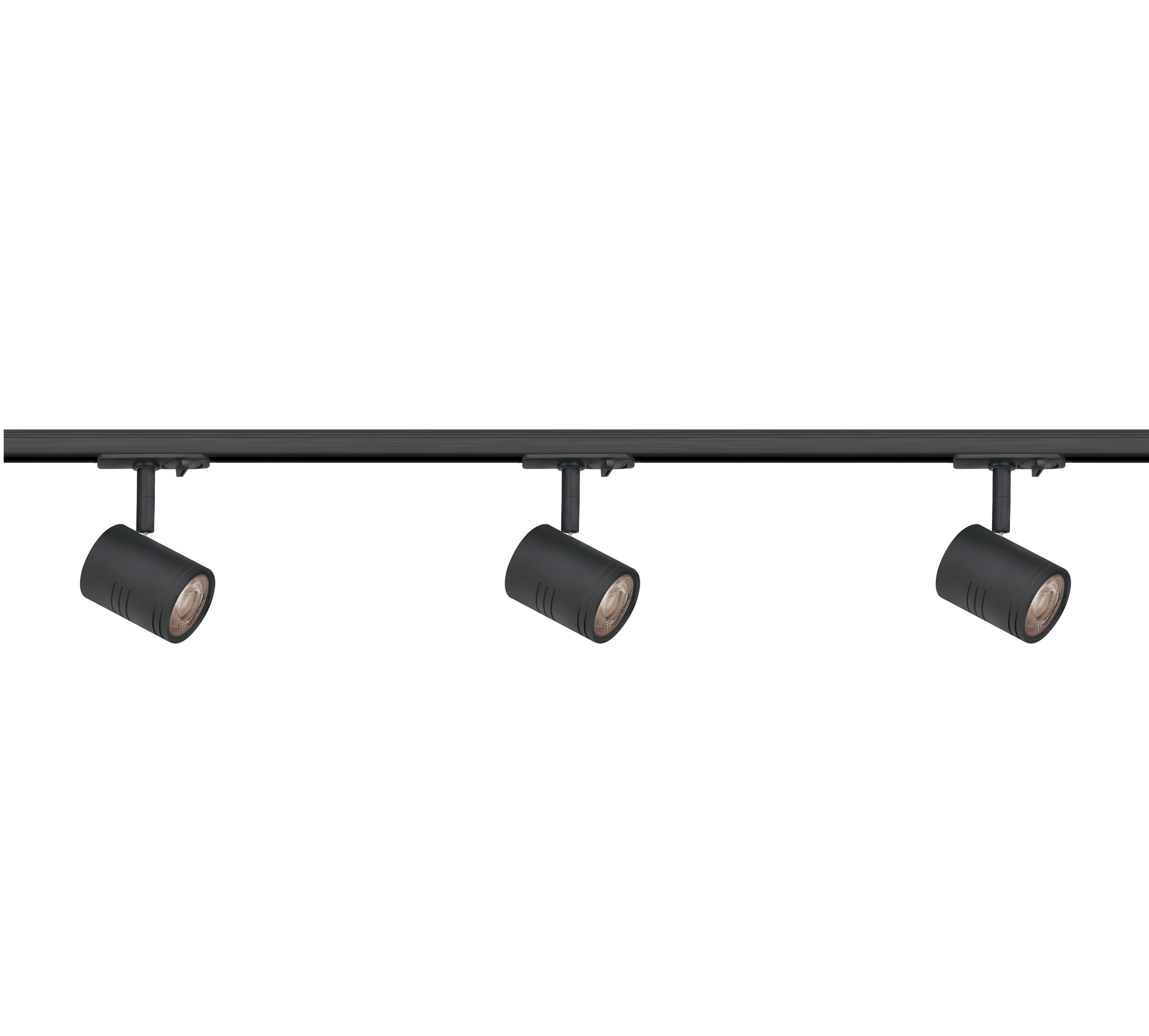 Q-Light - Q-Track 3-Spot 3x5W GU10 2700K Sort dimbar